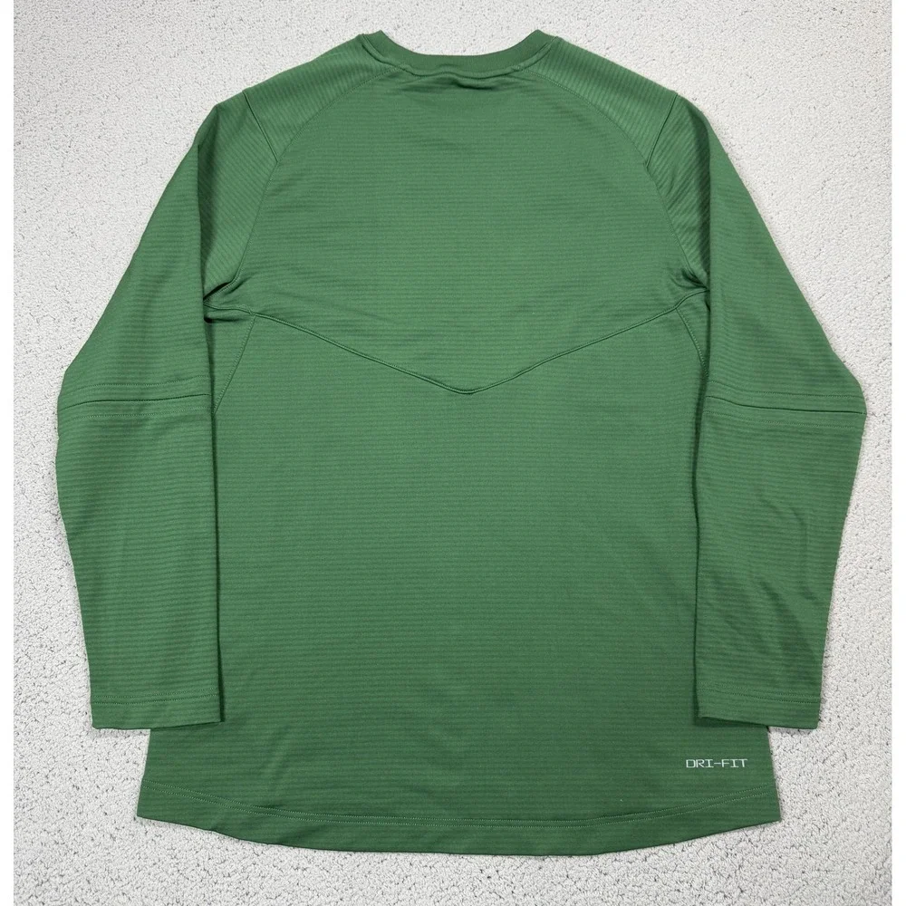 Nike Dri-FIT Shirt Mens Medium Green Long Sleeve Athletic Top CT4050-341